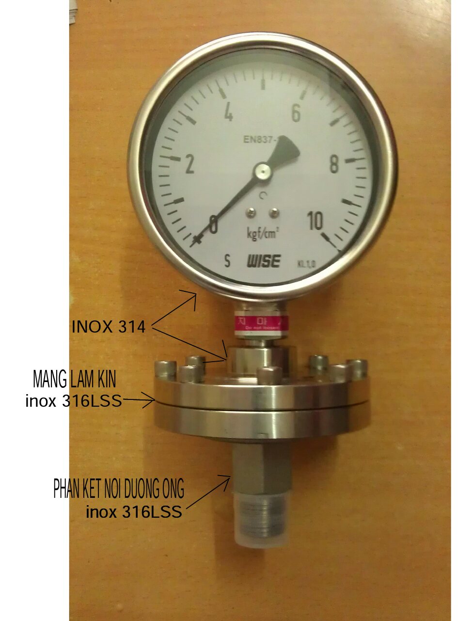 Đồng hồ áp suất dạng màng P711 