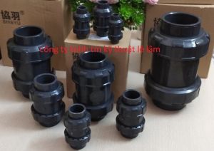 Van một chiều bi nhựa upvc rắc co đôi shieyu đài loan