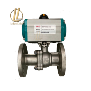 Van bi inox lắp bích khí nén Jaki đài loan