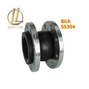 Khớp Nối Cao su Bích Inox 304 - Đài Loan