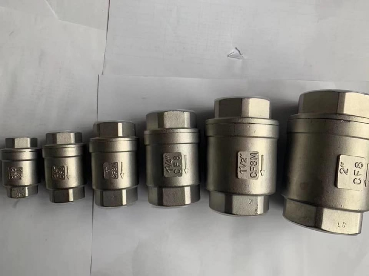 Van 1 chiều lò xo inox
