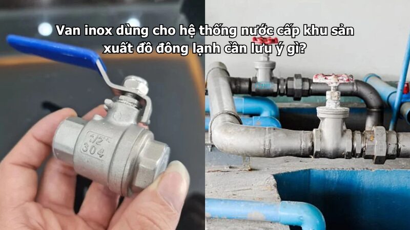 van inox dùng cho hệ thống nước cấp khu sản xuất đồ đông lạnh cần lưu ý gì? Van inox dùng cho hệ thống nước cấp khu sản xuất đồ đông lạnh cần lưu ý gì?