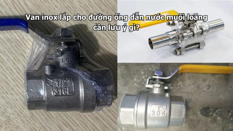 van inox lắp cho đường ống dẫn nước muối loãng cần lưu ý gì? Van inox lắp cho đường ống dẫn nước muối loãng cần lưu ý gì?